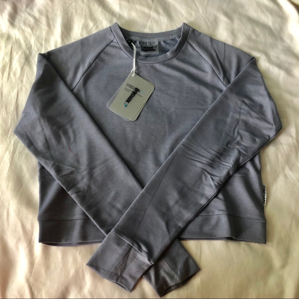 GYMSHARK SOLACE SWEATER 2.0- STEEL BLUE